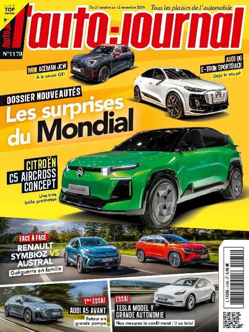 Title details for L'auto Journal by Editions Mondadori Axel Springer (EMAS) - Available